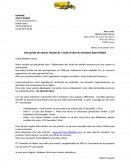 Lettre commerciale, l'huile d'olive du domaine Saint Robert