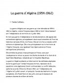 La guerre d'Algérie