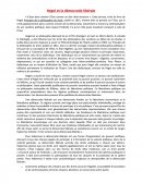 Hegel et la démocratie libérale
