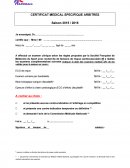 Recommandation spécifique arbitres sur le certificat médical