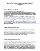 Journal intime Eldorado