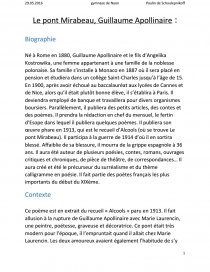 Polar Covalent: Lecture Analytique Le Pont Mirabeau