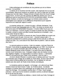 Preface D Anthologie De Poesie