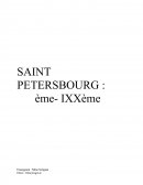 Saint Petersbourg, XVIIIe-XIXe siècle