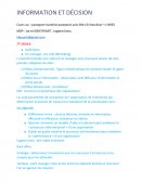 Information et décision