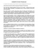 Dissertation de français, lettre de Rimbaud à Paul Demeny