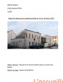 Rapport de stage, éducateur de jeunes enfants (section bébés)