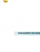 Cours de management des transports