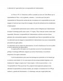 Responsabilité administrative