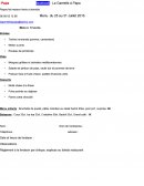 Restauration, menu