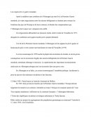 Les origines de la Seconde Guerre Mondiale