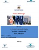Rapport de stage, direction provinciale des impôts