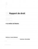 Rapport sur le notariat