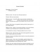 Écriture d'invention, la reine Christine, le metteur en scène