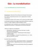 La mondialisation.