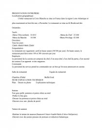 Exemple Rapport De Stage Cuisine Complet Rapport De Stage Alexandre Prue