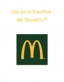 Cas sur la franchise Macdonald's