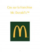 Cas sur la franchise Macdonald's