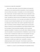 La conscience de soi fonde-t-elle la responsabilité?