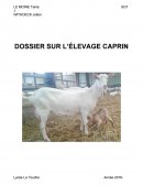 Dossier sur l'élevage caprin