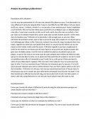 Analyse de pratique: la prise de sang
