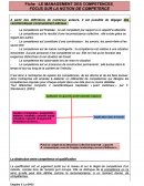 Management des compétences