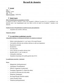Exemple De Recueil De Données Ide  Le Meilleur Exemple