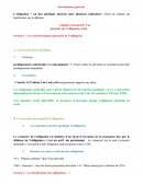 Fiche droit des obligations