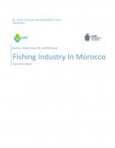 Fishing industry in Morocco