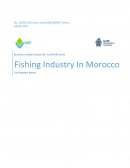 Fishing industry in Morocco