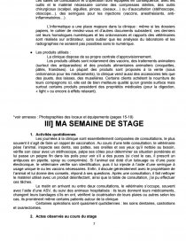 Rapport De Stage Clinique Veterinaire 2015 Rapport De Stage Kenza Walter