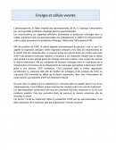 Energie et cellule vivante