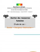 Gestion des ressources humaines. Etude de cas