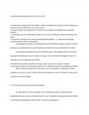 La participation politique se limite-t-elle au vote?
