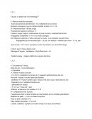 Résumé de lectures analytiques