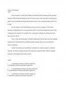 Discourse analysis Worksheet 6 and 7