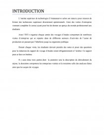 Exemple De Conclusion D'un Rapport De Voyage D'étude