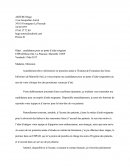 Lettre de motivation, candidature pour un poste d'aide-soignan