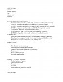 Curriculum vitae, kinésithérapie