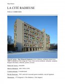 La cité radieuse, Le Corbusier