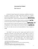 Dissertation sur "la légifération en matière de langues"