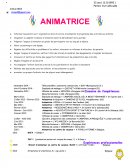 Curriculum vitae d'animatrice de centre de loisir