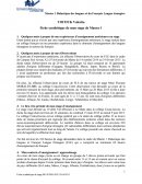 Rapport de stage M1 classe d'accueil collège