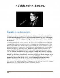 Laigle Noir Barbara Fiche Oyamina