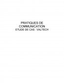 Pratiques de communication, étude de cas : Valtech