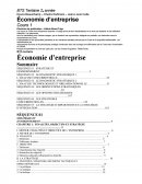 Economie d'entreprise