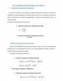 Les méthodes et justifications de calcul