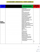 Diagramme linéaire veste cannelle