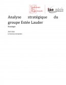 Analyse stratégique du groupe Estée Lauder
