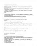 Commentaire, CAA de Versailles, 11 mars 2010, Mlle A. Droit Administratif